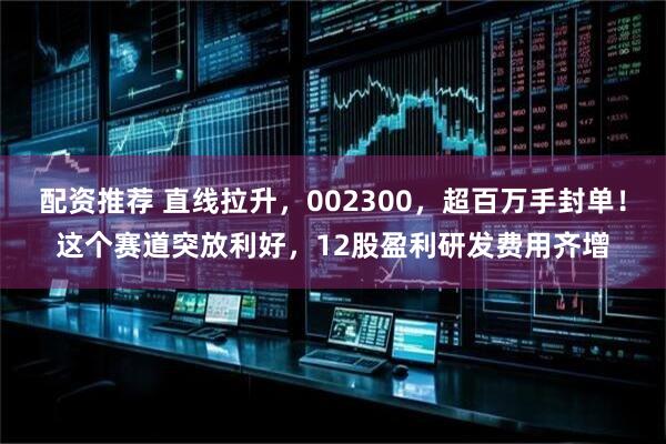 配资推荐 直线拉升，002300，超百万手封单！这个赛道突放利好，12股盈利研发费用齐增