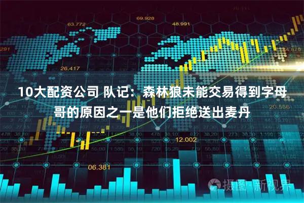 10大配资公司 队记：森林狼未能交易得到字母哥的原因之一是他们拒绝送出麦丹